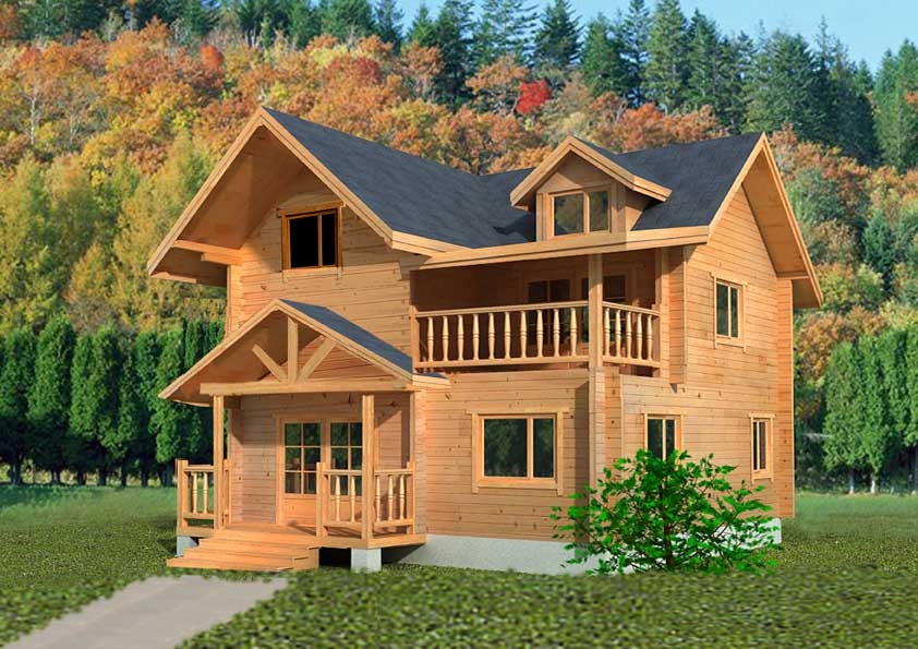 三仕爵木業(yè)----雙層木屋